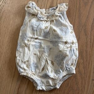 City Mouse Hydrangea Bubble Romper 0-3M GUC